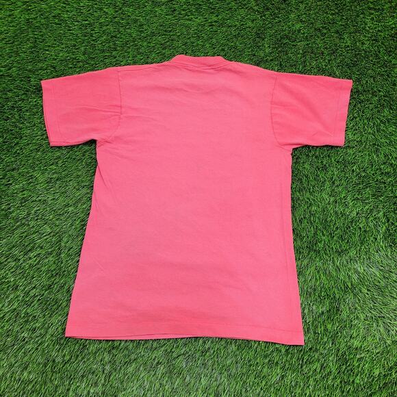 Vintage 1991 University-of Italy Shirt Womens Medium 18x26 Pink - Picture 2 of 15